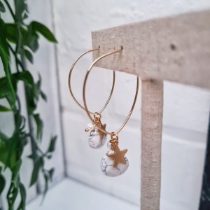 Boho Hoop Earrings - Gold